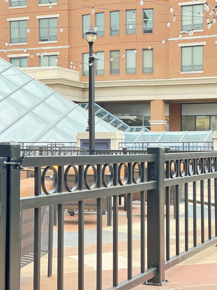 Modern Metal Railings @ Annapolis Restaurant