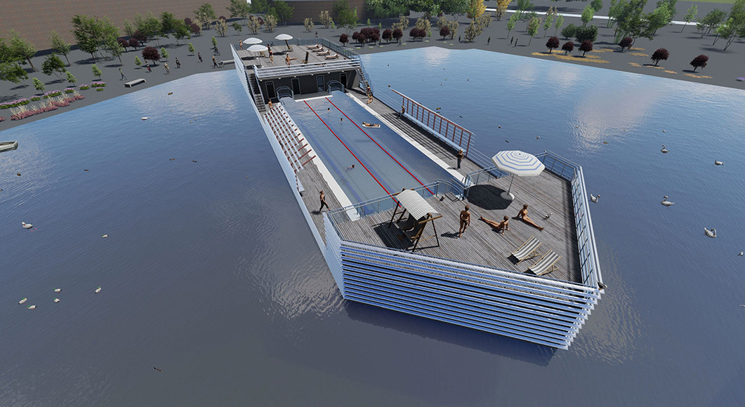 Открытый Бассейн - остров Новая Голландия