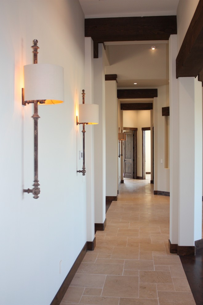 Hallway - rustic hallway idea