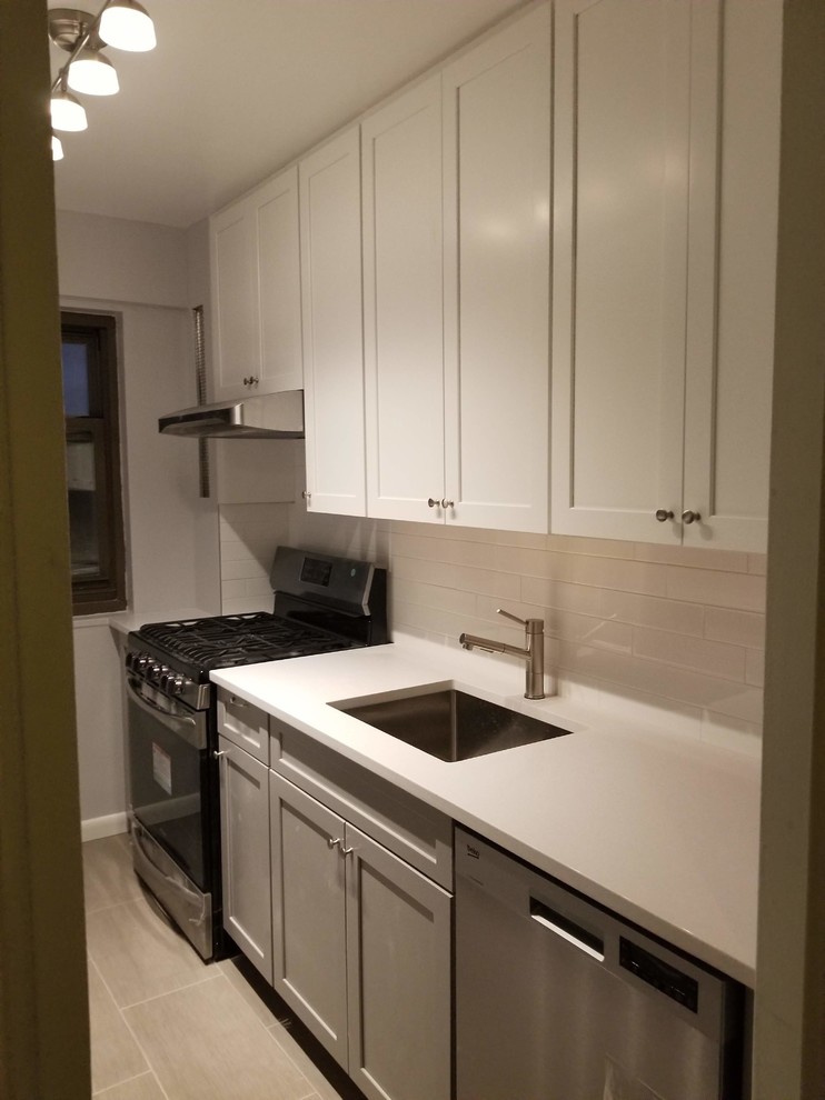 Kitchen renovation in Co-op apartment in Astoria