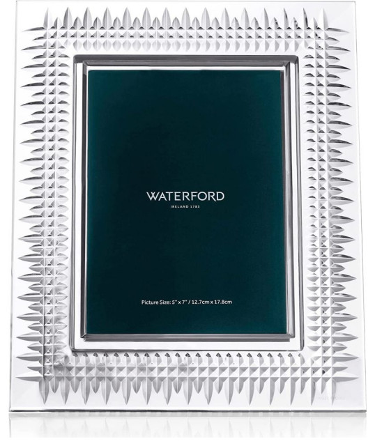 Waterford Lismore Diamond Picture Frame, 5x7 Contemporary Picture