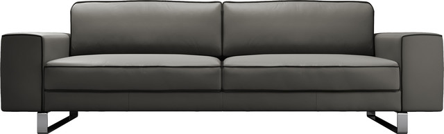 Waverly Sofa In Warm Gray Leather Waverly Sofa In Warm Gray Leather