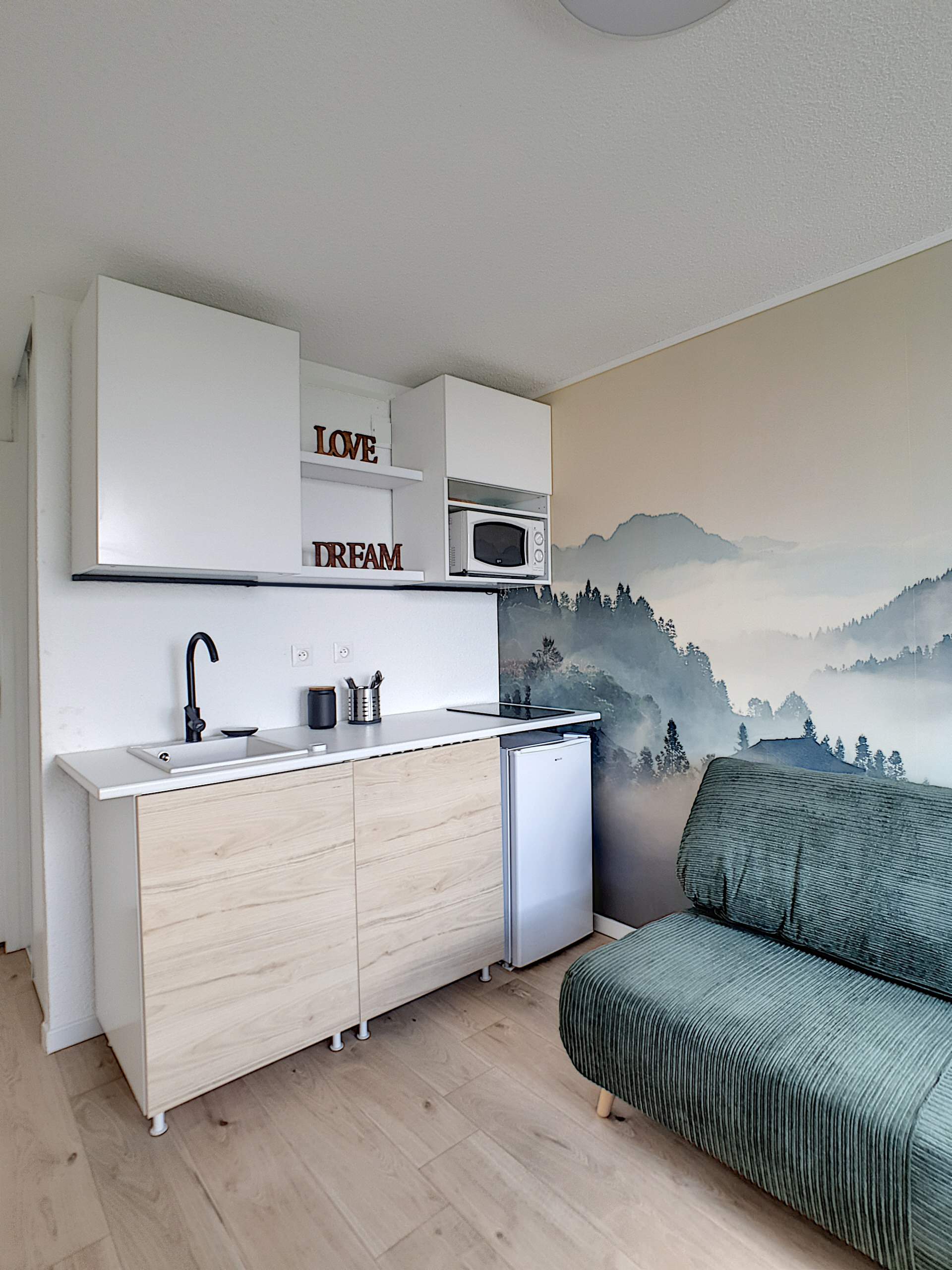 Rénovation d'un studio à la montagne