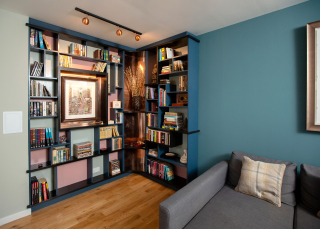Comic Haven Bookcase eclectic-family-room