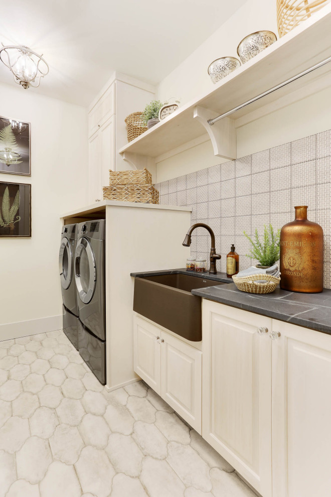 Photo of a beach style laundry room in Minneapolis.