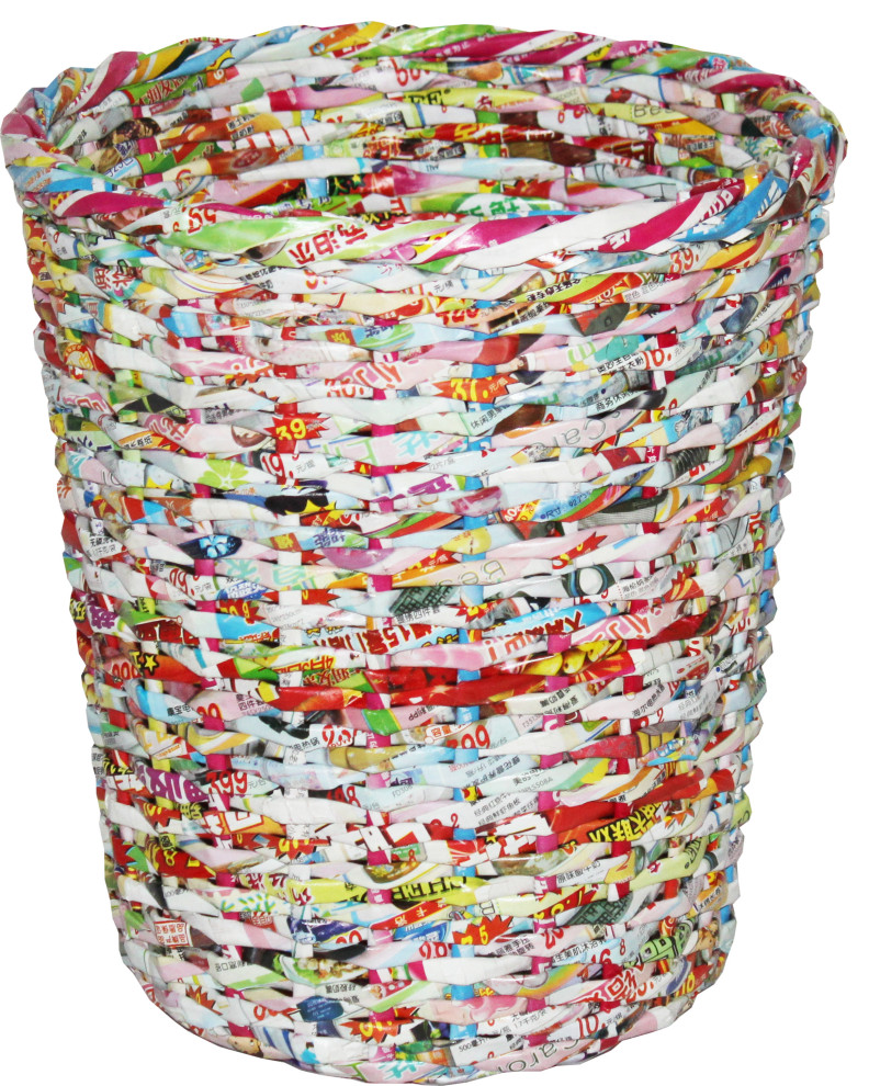 Recycle Basket (Set of 12) Contemporary Baskets by HedgeApple Houzz