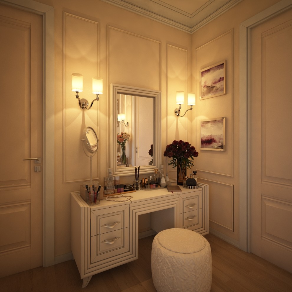 Светлый дом в неоклассическом стиле