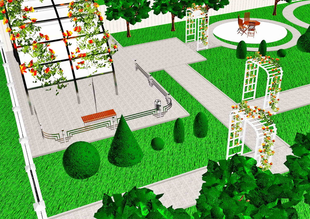 Ландшафт частного дома