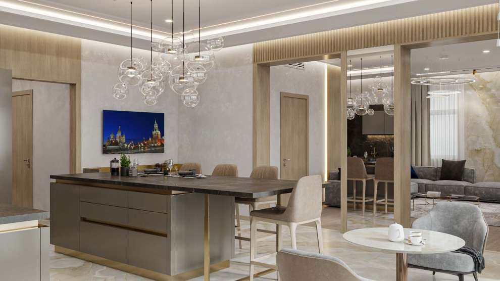 Кухня-Столовая в ЖК Титул