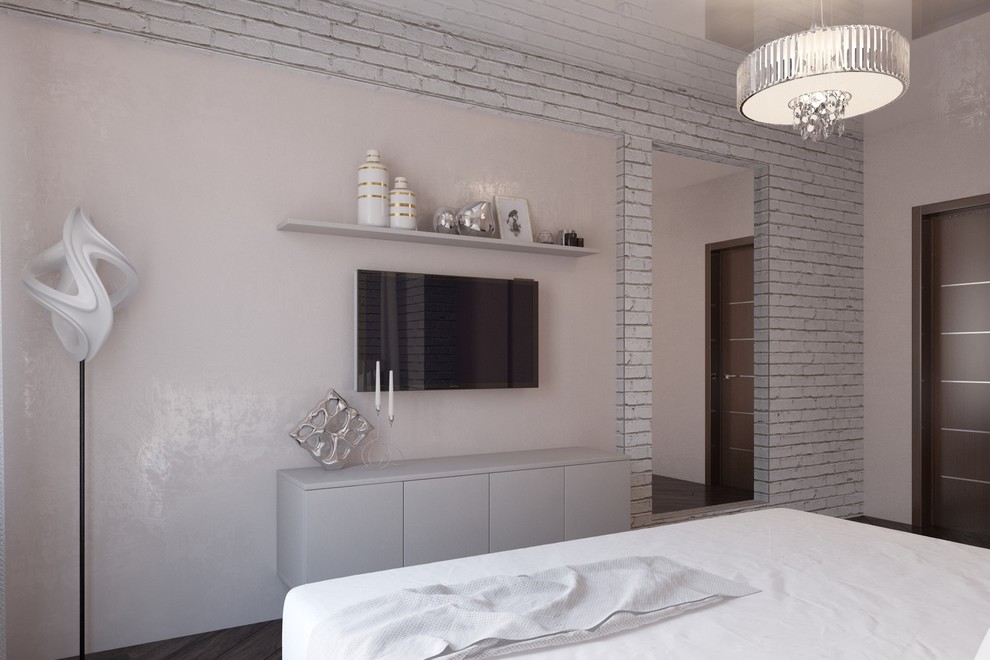 Дизайн двухкомнатной квартиры в стиле хай-тек