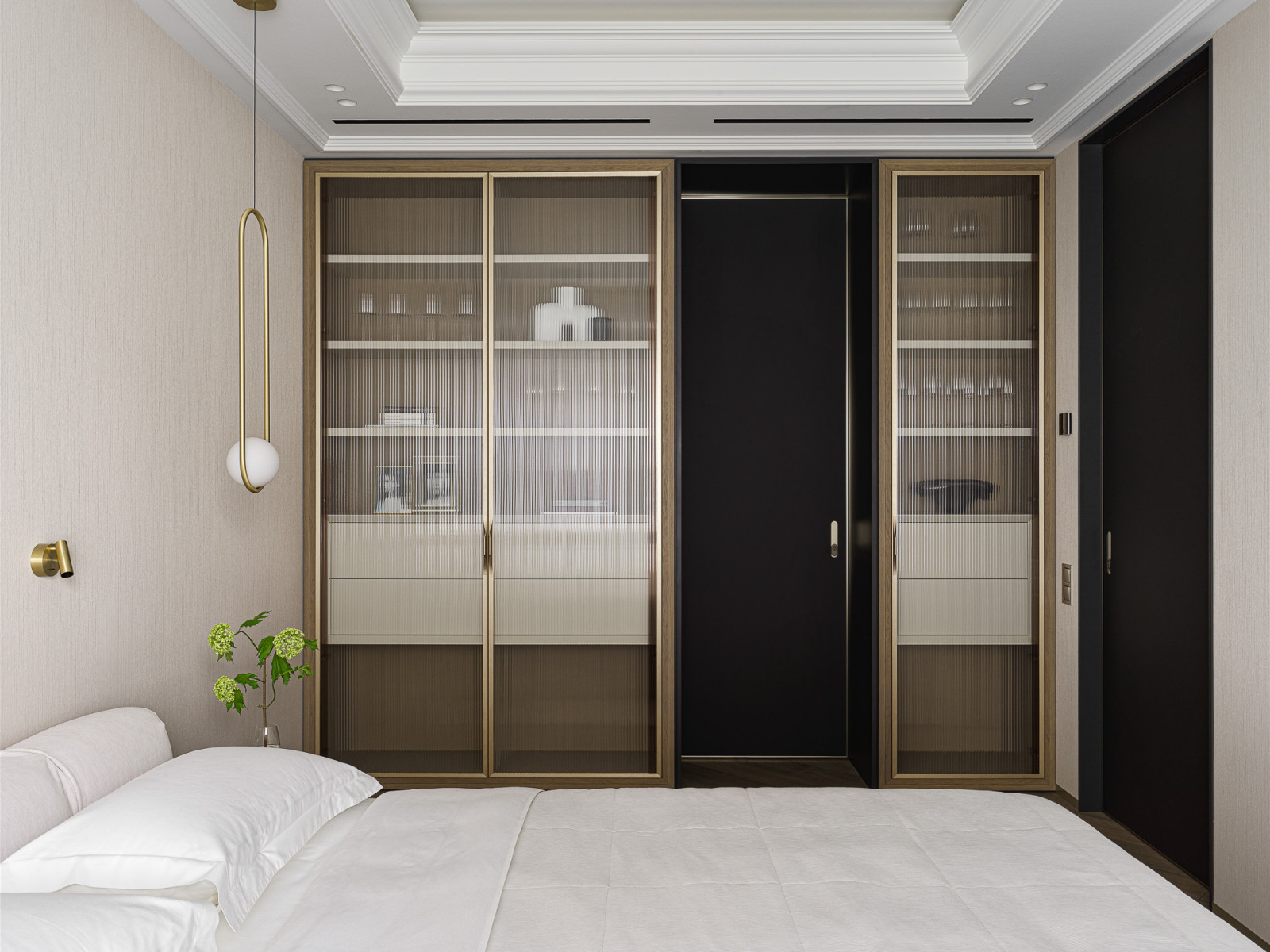 Реализация мебели в проекте в стиле "Тихой роскоши"