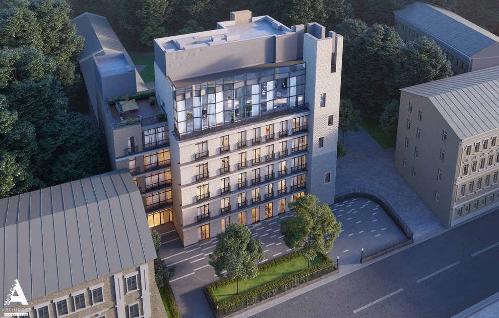 Дом из голландского кирпича Edison House