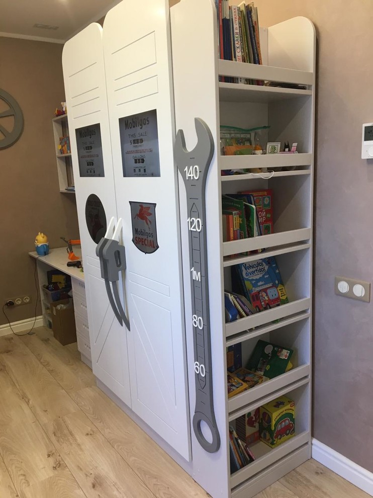 Комната для мальчика в стиле гараж