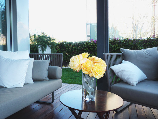 Private Garden at Esplugues - Barcelona mediterranean-garden