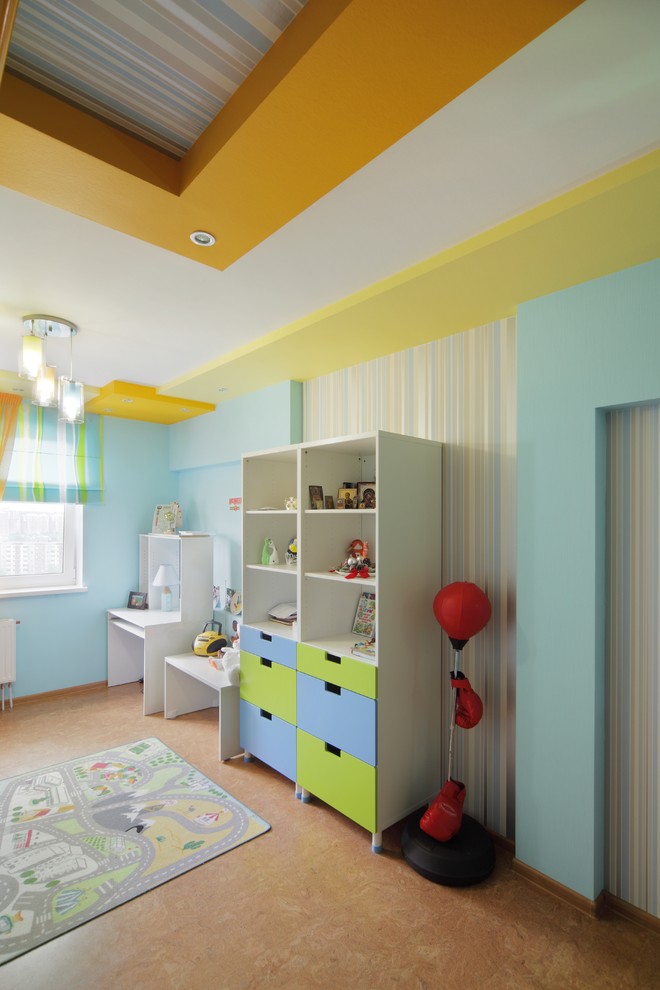 Интерьер 3-хкомнатной квартиры-студии