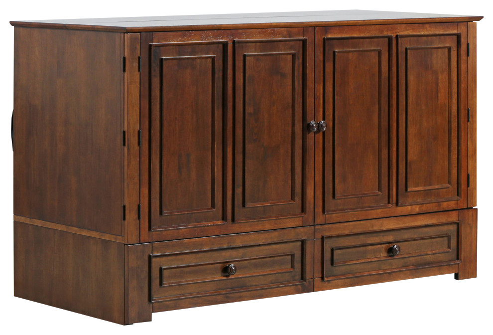 Paradiseo Murphy Bed w/ Charging Station & GelInfused Memory Foam