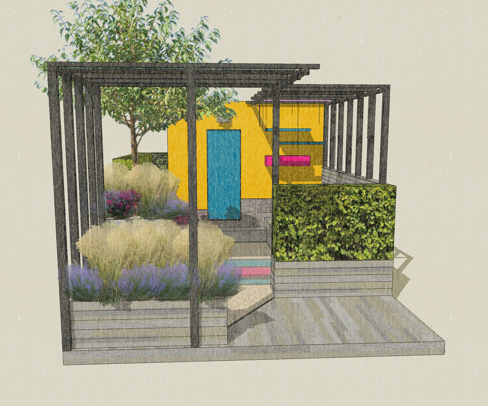 Внутренний дворик. Номинация Малый сад "Цветочный джем"