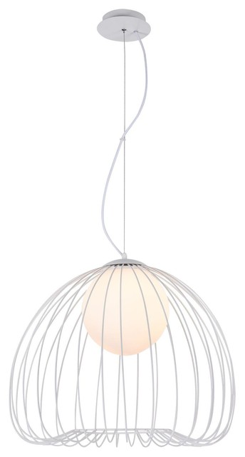 Polly Pendant Light, Silver