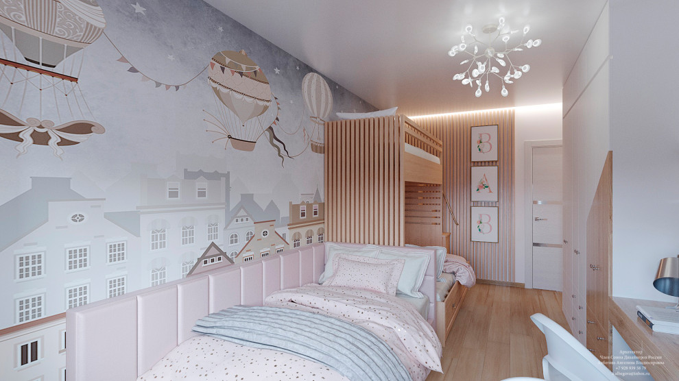 Дизайн интерьера детской для девочек