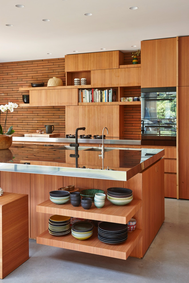 Elisabeth Midcentury Kitchen Brussels Houzz