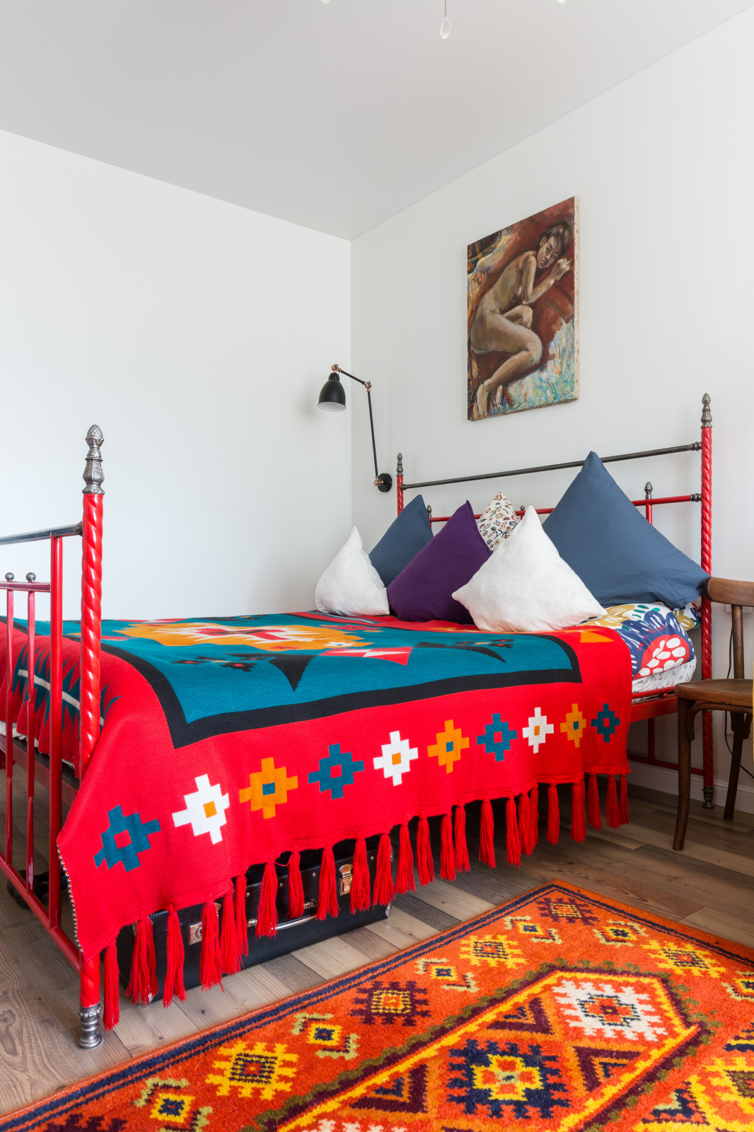 Этническая спальня-гостиная 18 кв.