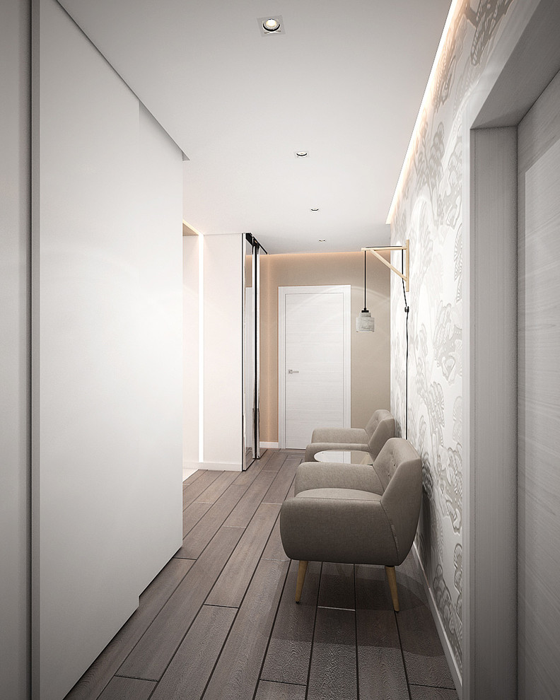 Дизайн-проект 2-х комнатной квартиры. Общая площадь 63 м2. Современный стиль.