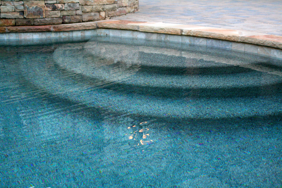 Design ideas for a contemporary pool in Atlanta.