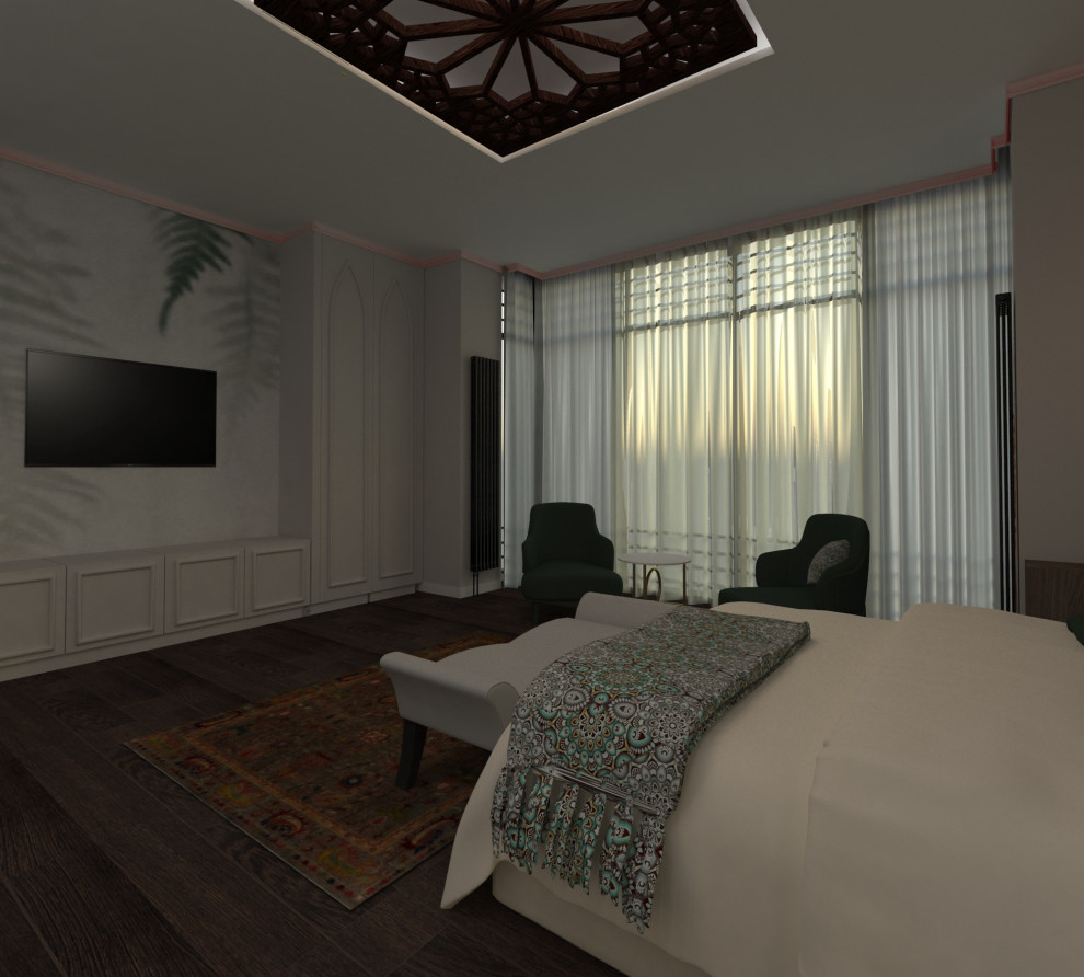 Мастер спальня в КП Новорижский