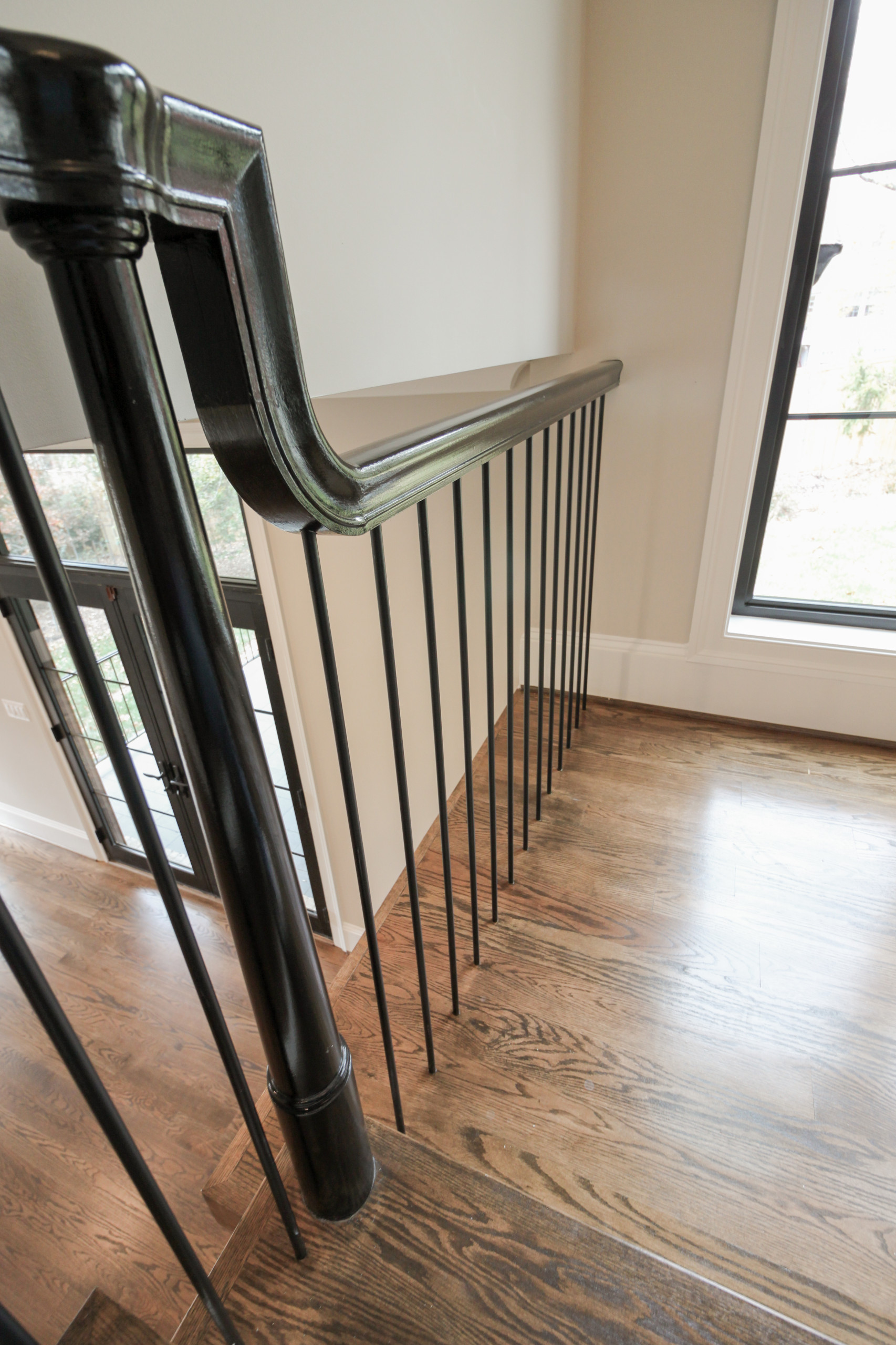 89_Eclectic and Edguy Staircase in French Contemporary Residence, McLean VA 2210