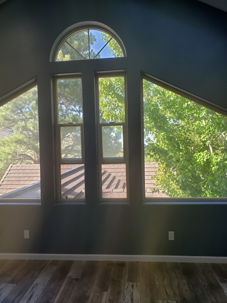 New windows, Floors, and Custom Paint