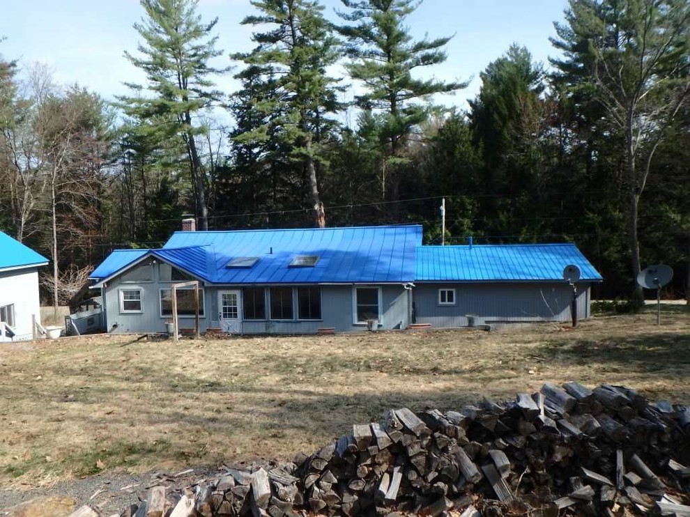 Blue Standing Seam Roof