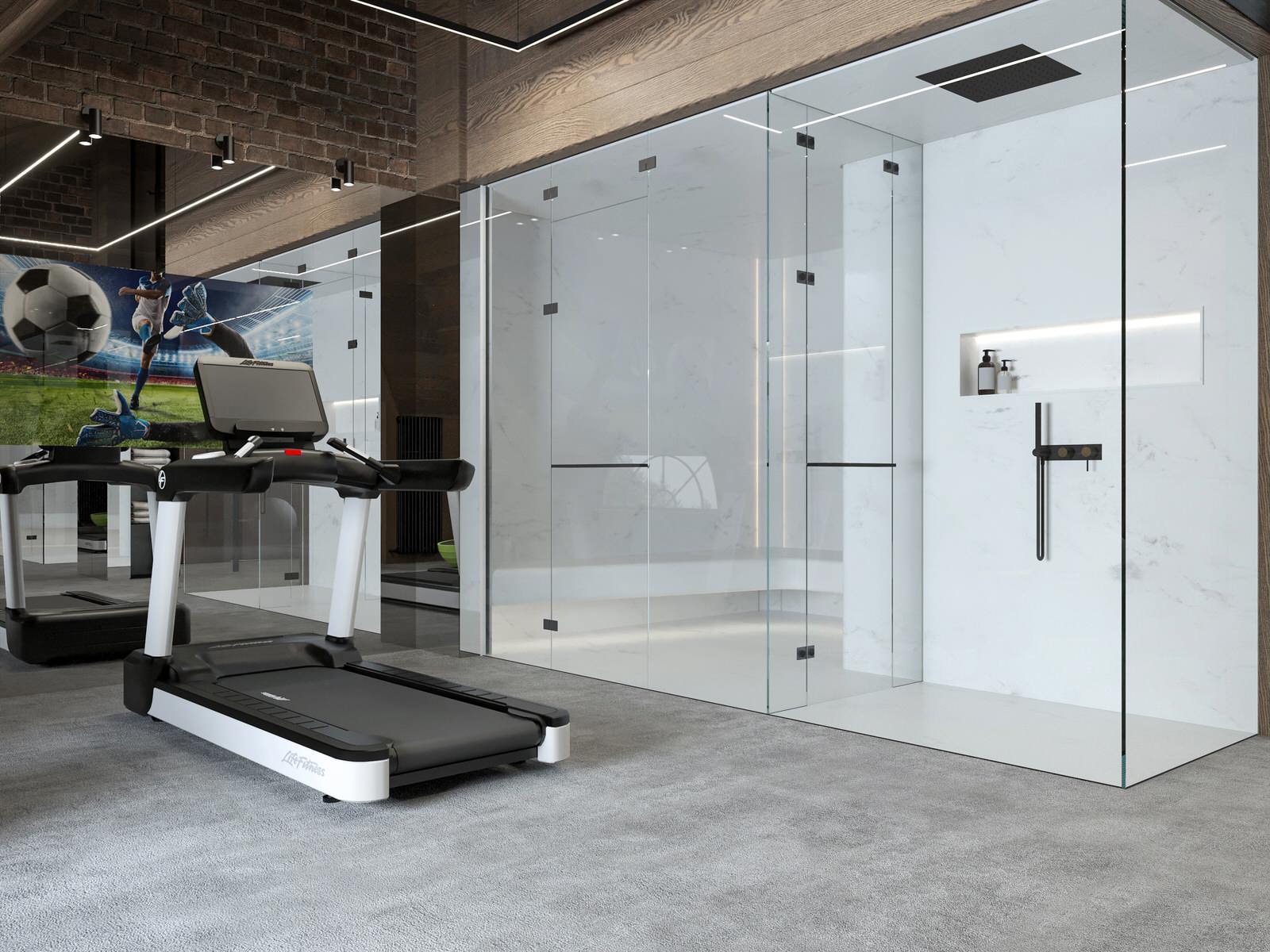 Мансарда частного жилого дома.