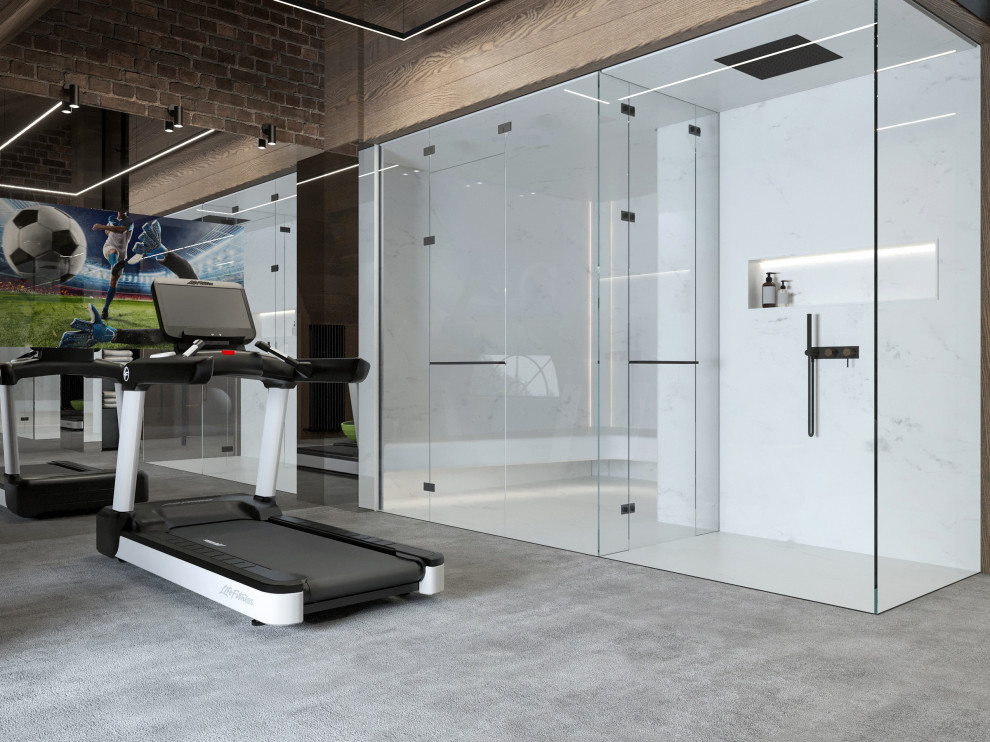 Мансарда частного жилого дома.