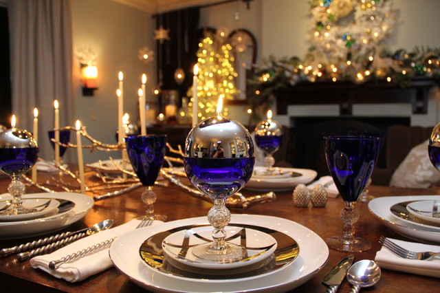 Hanukkah Decorations - Traditional - Dining Room - San 