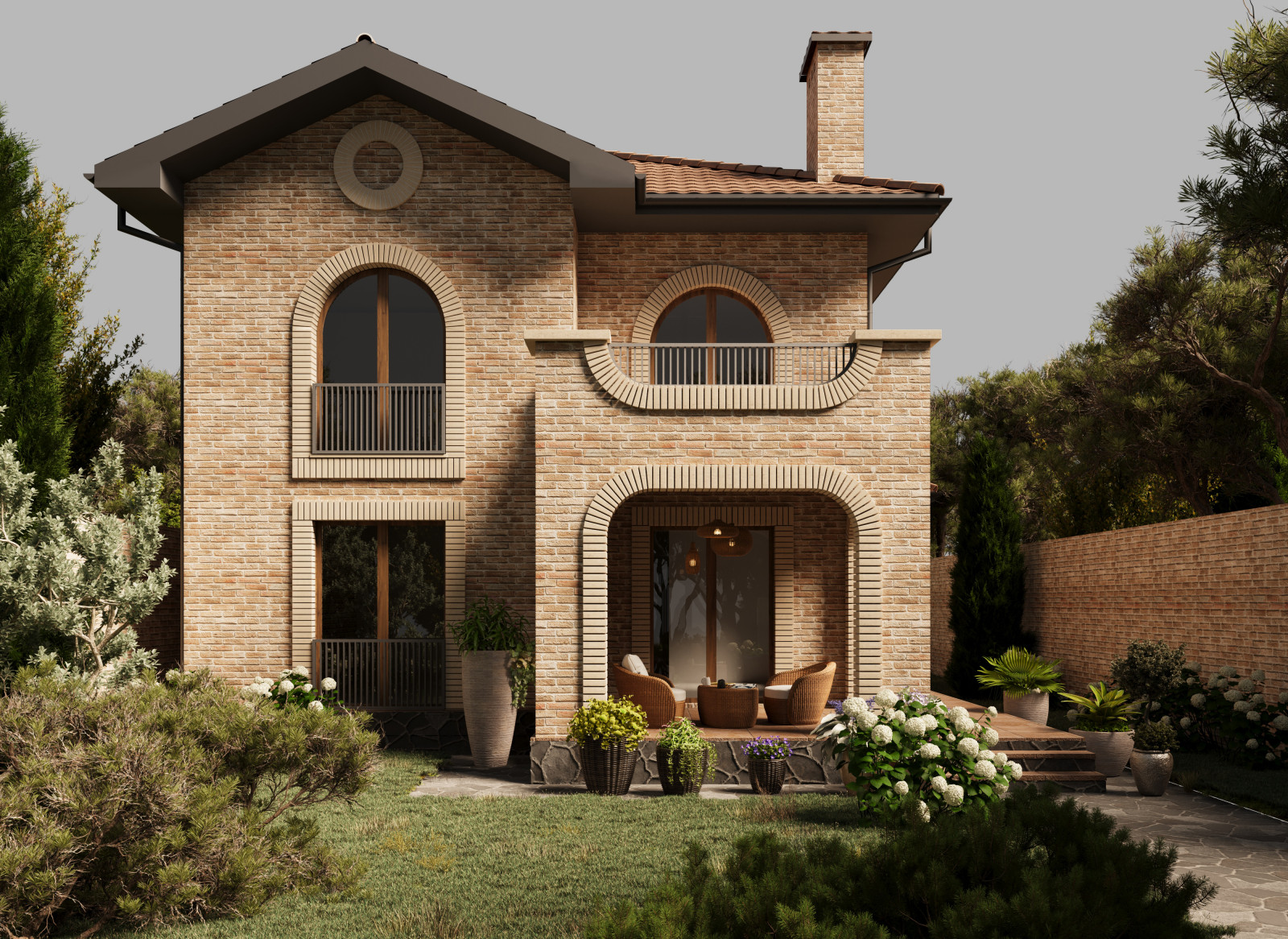 Дом в тосканском стиле