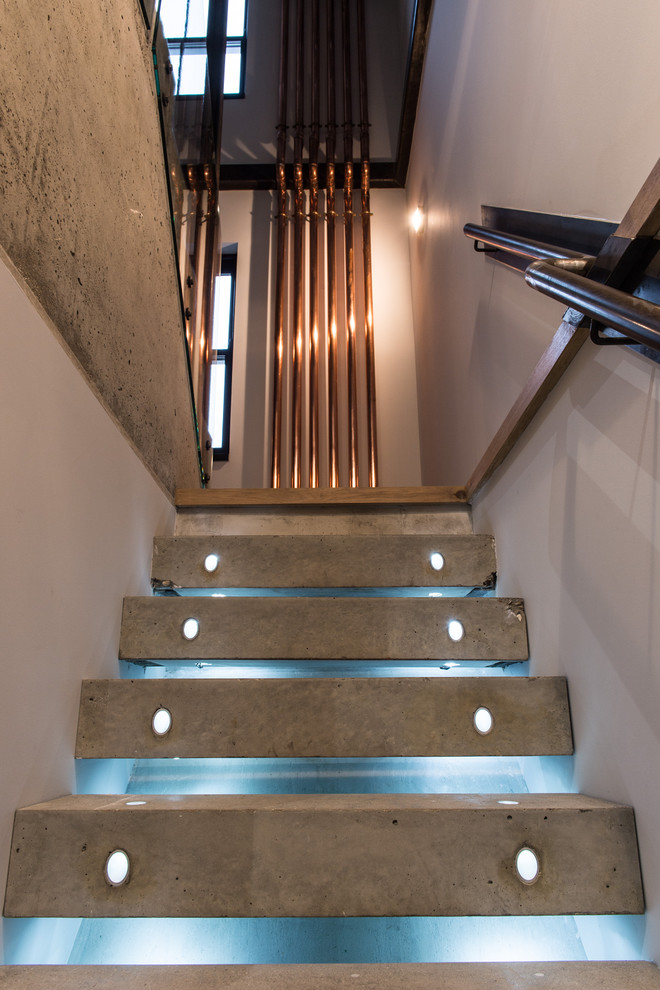 Design ideas for an industrial staircase in London.