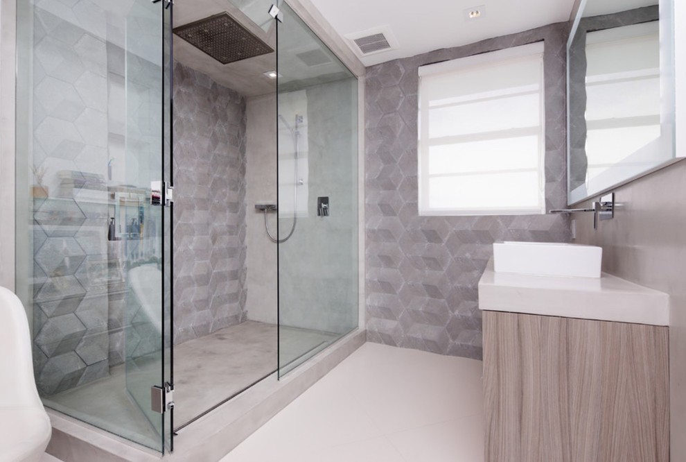 Микроцемент Topciment во влажных помещениях