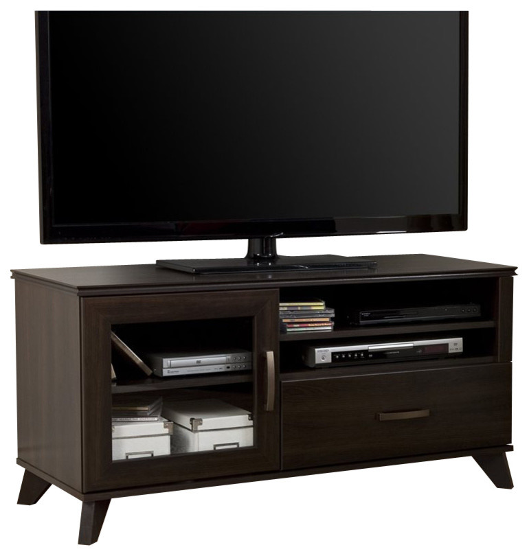 South Shore Caraco TV Stand in Mocha