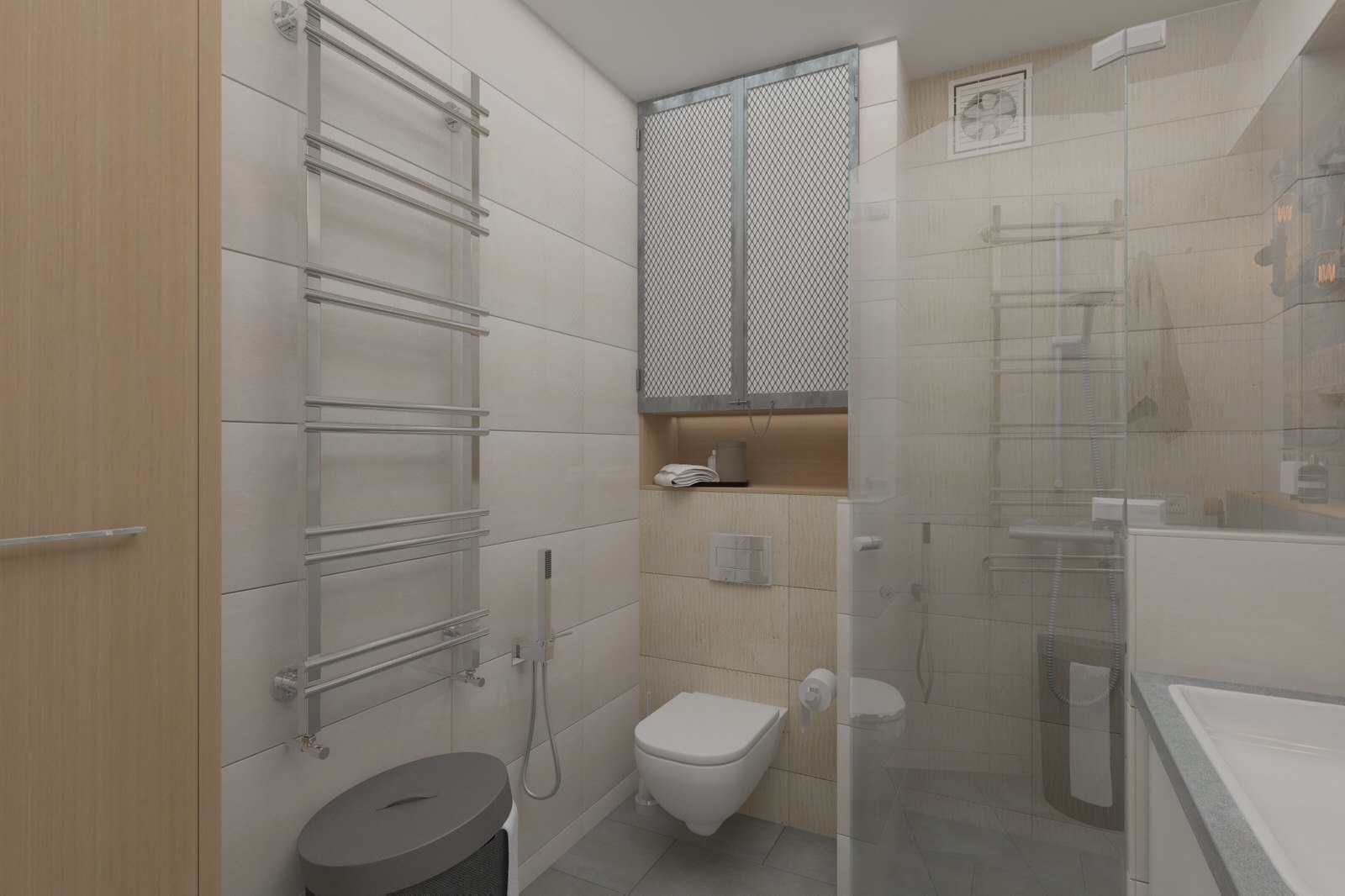 Ванная комната в стиле лофт