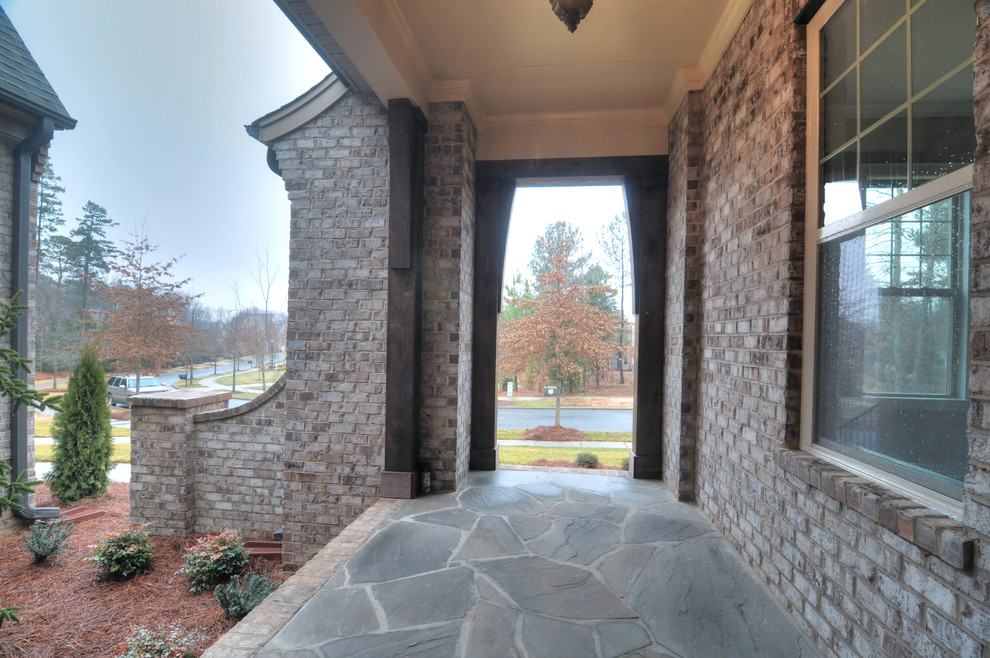 Inspiration for a transitional entryway remodel in Charlotte