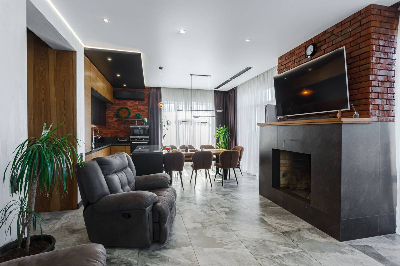 Ремонт кухни-гостиной