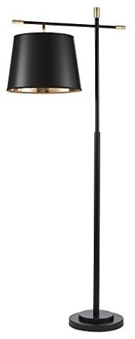 Madison Park Webster Floor Lamp in Black Finish MP154-0148