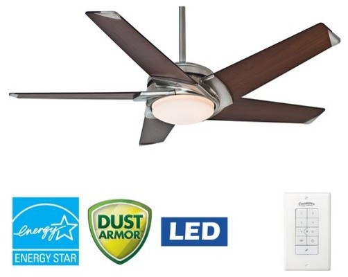 Casablanca 59090 Stealth 54" 5 Blade Ceiling Fan - Blades and Light Kit Included