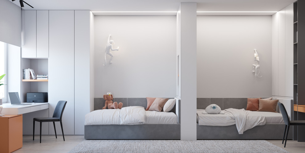 Квартира 77 м2 в современном стиле для творческих личностей