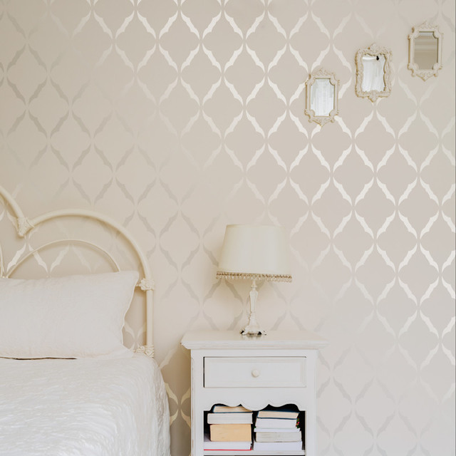 The Moroccan Reusable Mylar Wall Stencil By Gypsy Mint Company