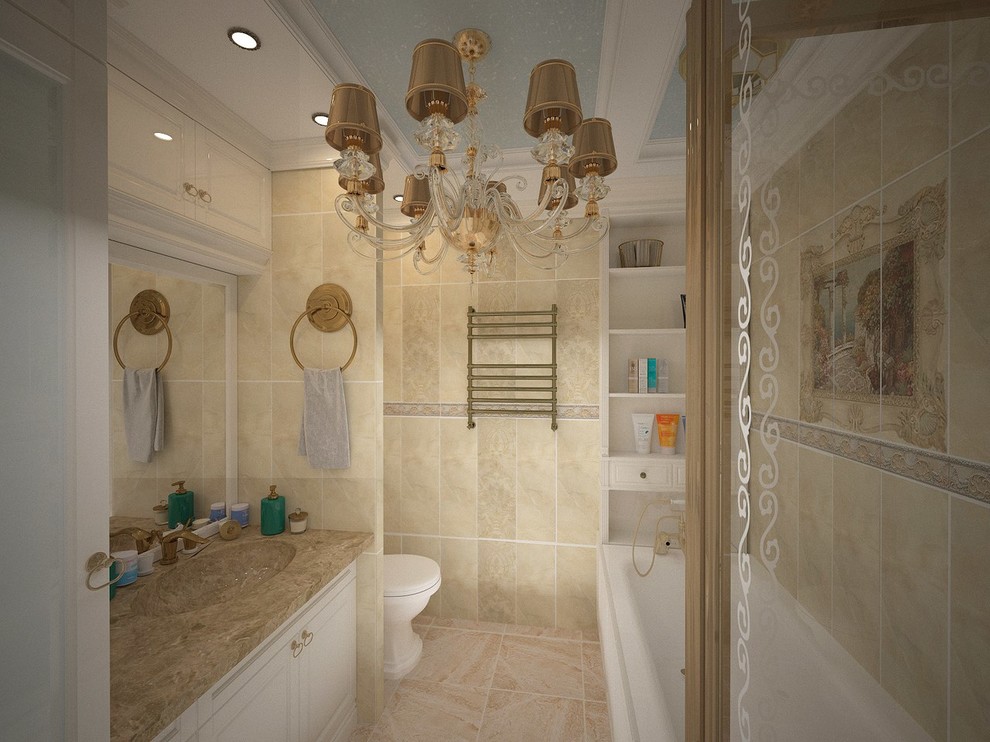 Санузел в классическом стиле