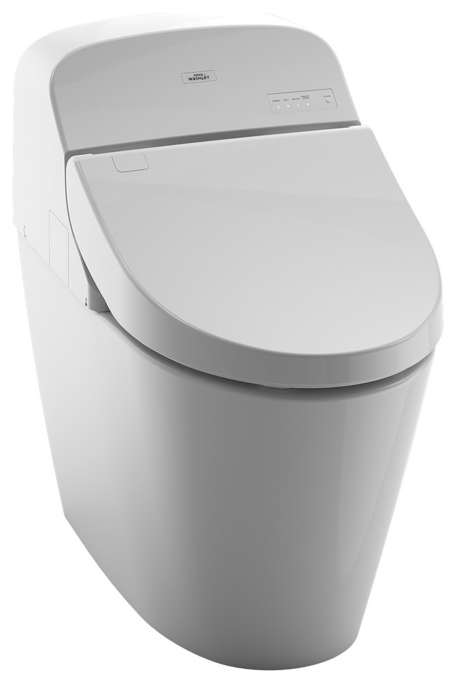 Toto Washlet G400 Bidet Seat With Integrated Dual Flush Toilet