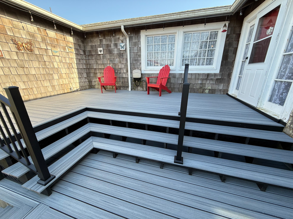 Inspiration for a coastal deck remodel in Seattle