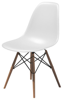Eames Dowel-Leg Side Chair, White