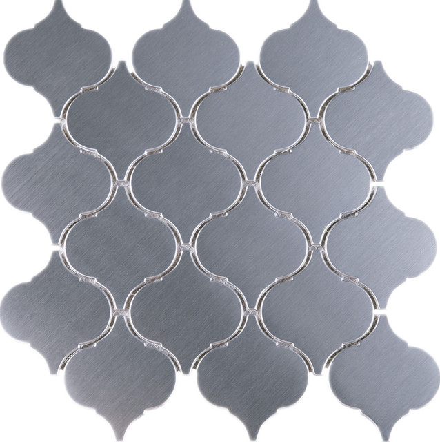 Iron Man Arabesque Mosaic Tile Sheet, Sample - Mediterranean - Mosaic ...